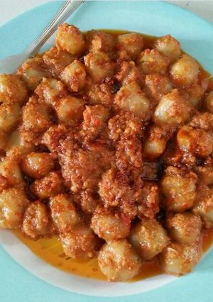 Foto resep Cilok bumbu kacang pedas