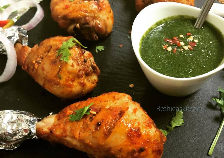 Recipe of Award-winning Grilled Achari Garlic Chicken