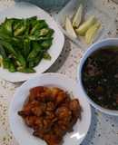 Mâm cơm dinh dưỡng 2 (bữa cơm gia đình 4)