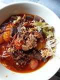Khanom Jeen Nam Ngiao (Northern Thai Noodle Soup)