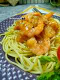 Prawn Spaghetti with Tomato Sauce (818)