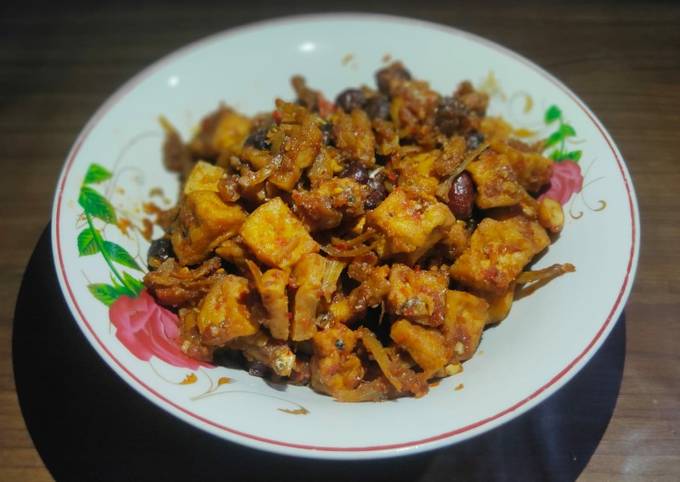 Langkah Mudah untuk Menyiapkan Sambal Goreng Lure Tahu Tempe Kacang, Enak