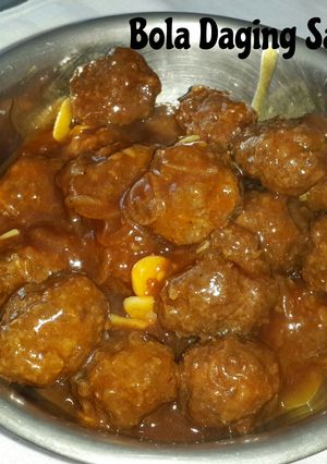 Foto resep Bola Daging Saus Bistik