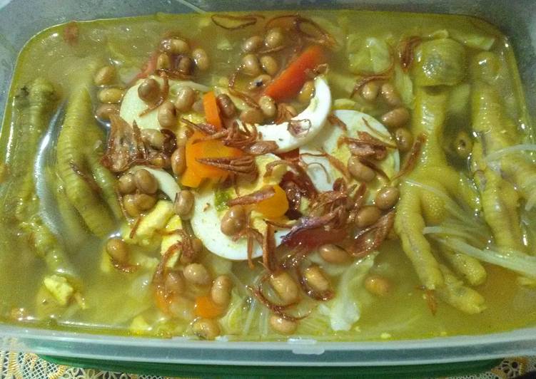 Resep Soto Ceker ayam, Lezat Sekali