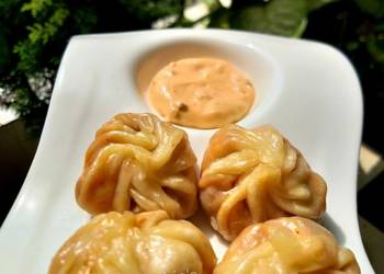 Update, Serving Recipe Red pasta momos Delicious and Healthy