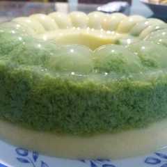 รูปของ Puding lumut mentega kombinasi
