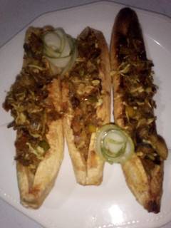 A picture of Plantain boat⛵.