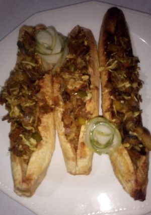 A picture of Plantain boat⛵.