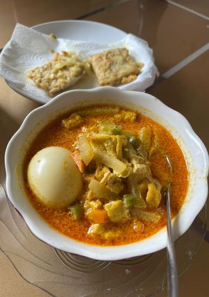 Foto resep Kupat sayur lengkap