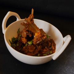 A picture of Punjabi Mutton Masala.