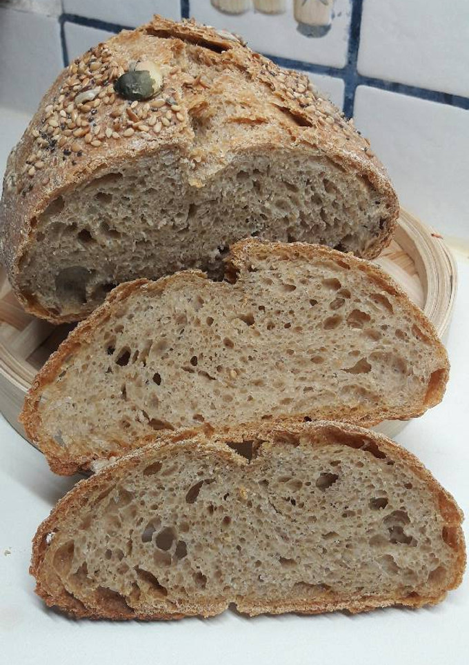 Una foto de Pan de integral de espelta