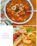 Canh Soup Tom Yum (THAILAND)#Canhsouptomyum#Bếpnhàmooc