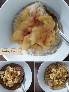 Una foto de Avena de tres maneras diferentes