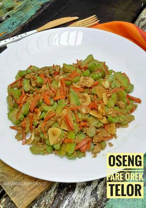 Foto resep Oseng Pare Orek Telor ❤