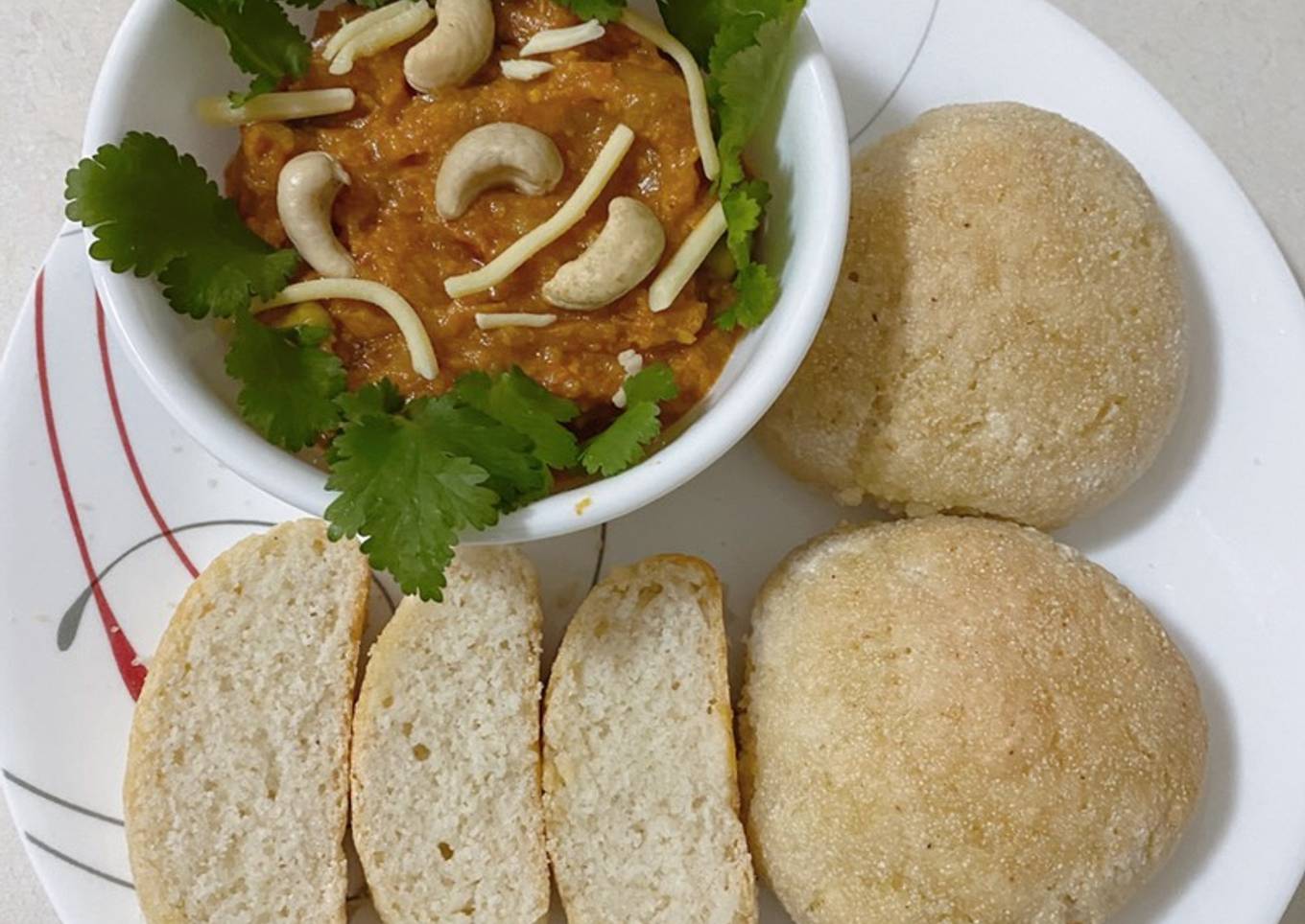 Healthy Sooji pav / Bread / Toast