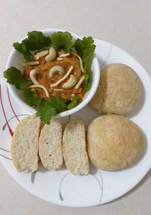 A picture of Healthy Sooji pav / Bread / Toast.