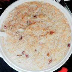 A picture of Vermicelli kheer.