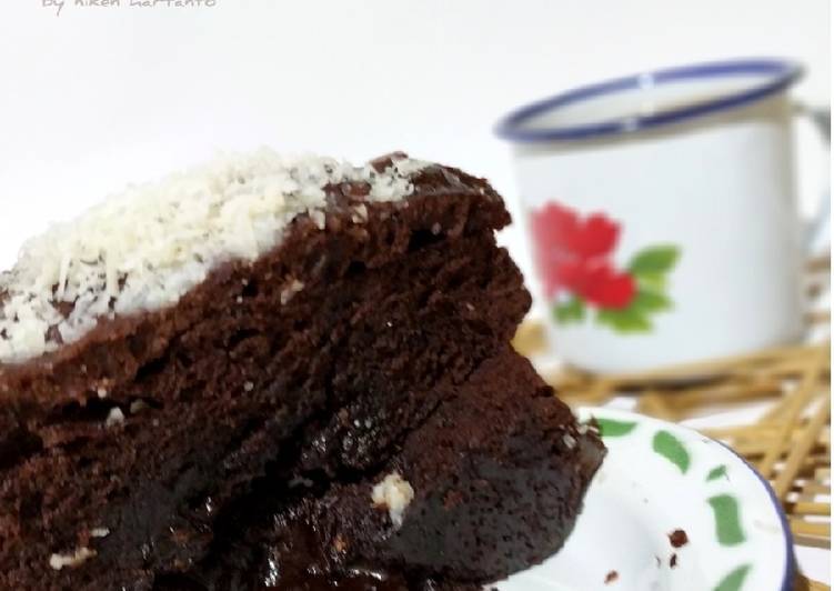 Resep Brownies Lava Simple No Mixer And Amp Oven Yang Enak