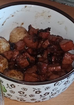 Hình của món Kho quẹt đơn giản đưa cơm (không đường).