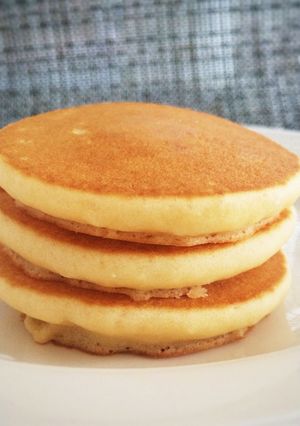 A picture of 100% Rice Flour Fluffy Pancakes.