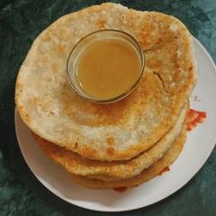 A picture of Leftover keema Stuffed Kochuri Paratha.