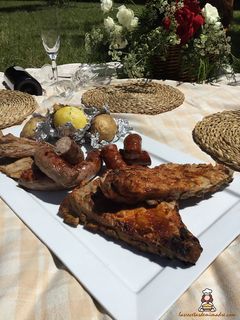 Una foto de Costilla de cerdo asada sabor barbacoa