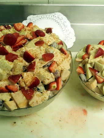 Easy Ways Prepare Recipes fruit salad w. romanoff dressing the Awesome  Tasty.