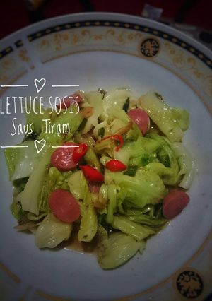 Foto resep Lettuce Sosis Saus Tiram