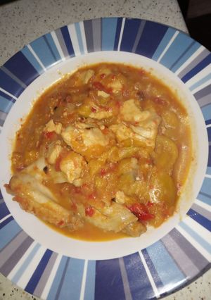 Foto principal de Pollo con verduras al zumo