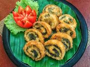 Gambar rolade daun singkong