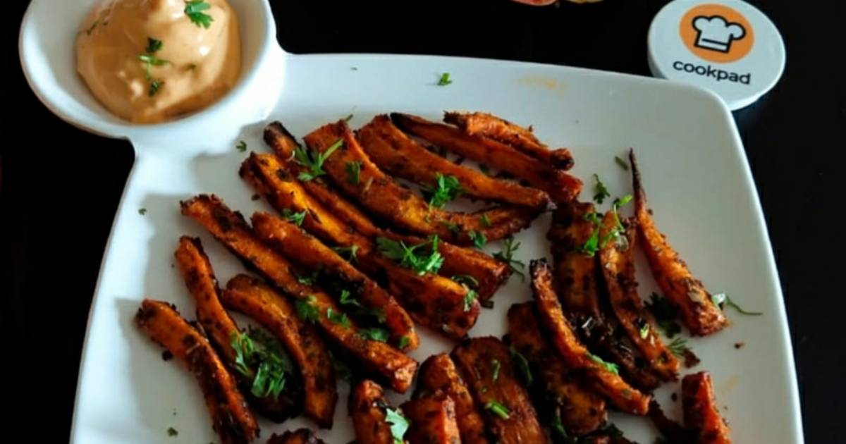 Baked Carrot Fries Airfryer Recipe By Jasmin Motta Beingmotta Cookpad