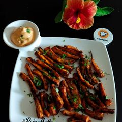 A picture of Baked Carrot Fries (Airfryer).