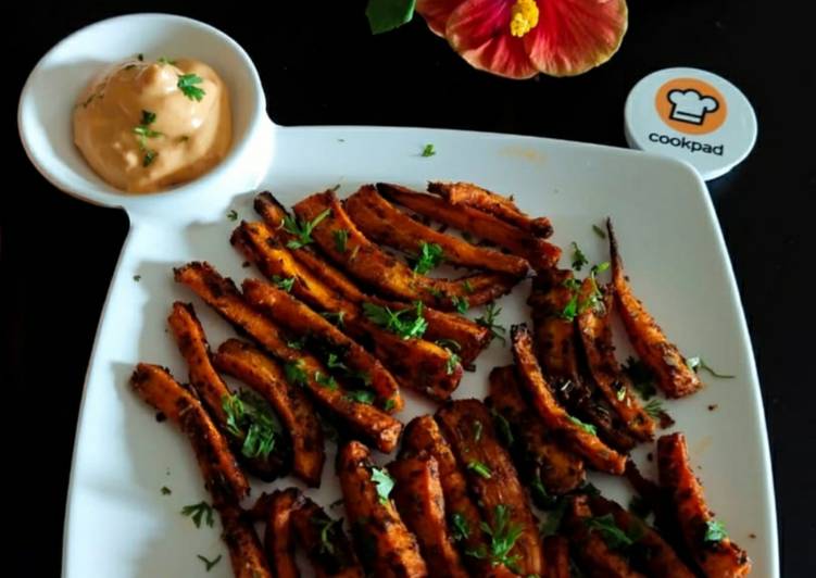 Recipe of Quick Baked Carrot Fries (Airfryer)