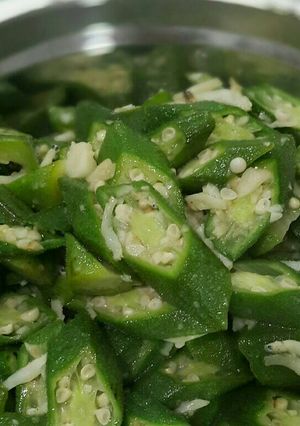 Foto resep Tumis Okra Teri
