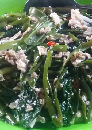 Foto resep Kangkung orak telor