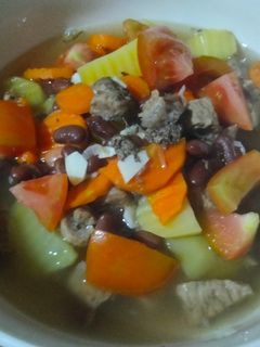 Foto resep Sup kacang merah daging sapi seger 🍲