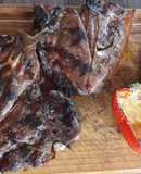Lapa asada a leña