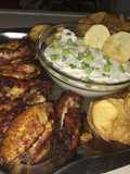 Alitas de pollo con Salsa Barbacoa