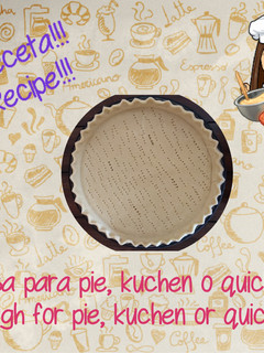 Una foto de Masa base para pie, kuchen o quiche