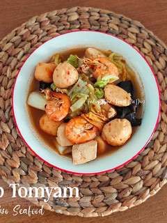 Foto resep Sup Tomyam Bakso Seafood