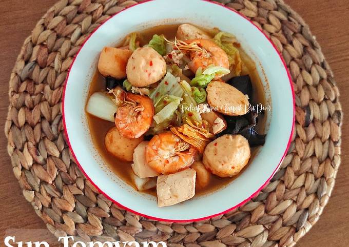 Resep Sup Tomyam Bakso Seafood Oleh Fadiah Dina Lapak Budin Cookpad