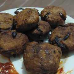 A picture of Flat Rice Kabab.