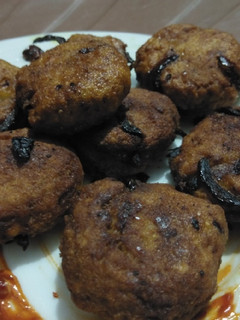 A picture of Flat Rice Kabab.