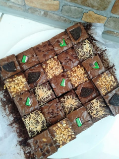 Foto resep Brownies panggang potong