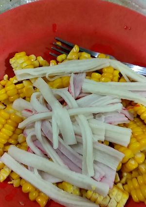 Foto resep Kanimayo salad