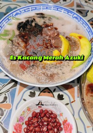 Foto resep Es Kacang Merah Azuki/ Kacang Merah Jepang Nikmat