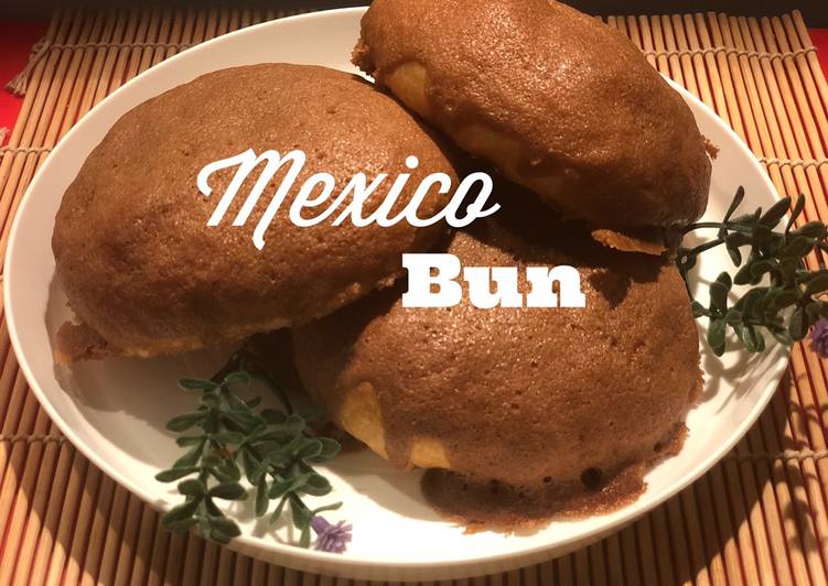 Resep Mexico Bun/Mexican Bun Anti Gagal