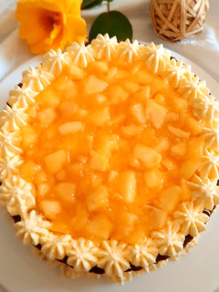 Cheesecake mit Apfelfüllung Rezepthauptbild