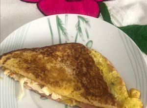Una foto de Sándwich viral de huevo