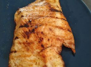 Une photo de Escalope de dinde marinée au barbecue